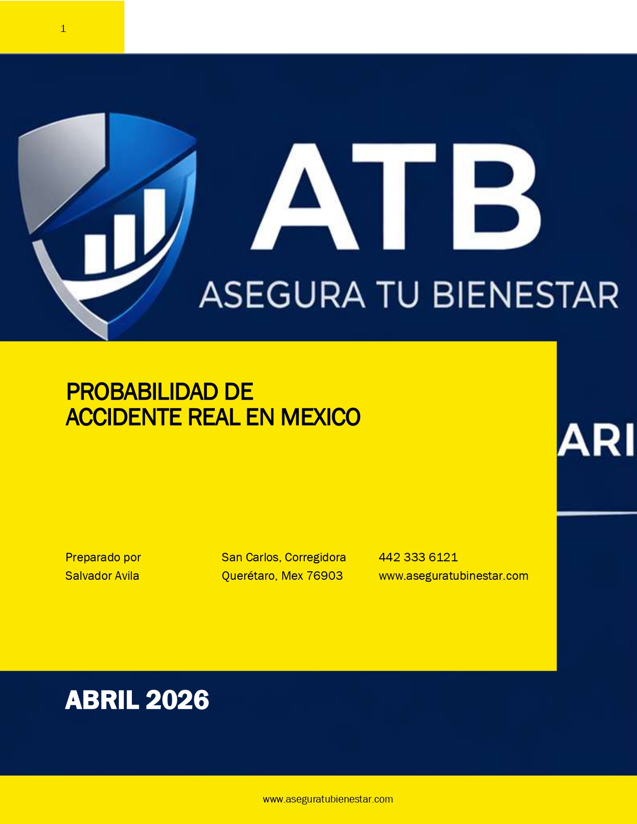 Accidentes vehiculares en Mexico